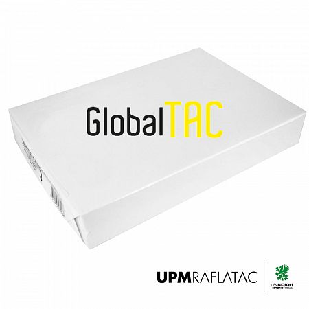 GLOBALTAC SEMIGLOSS, съемный клей, полуглянцевая самоклеящаяся бумага