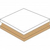Микрогофрокартон  трехслойный